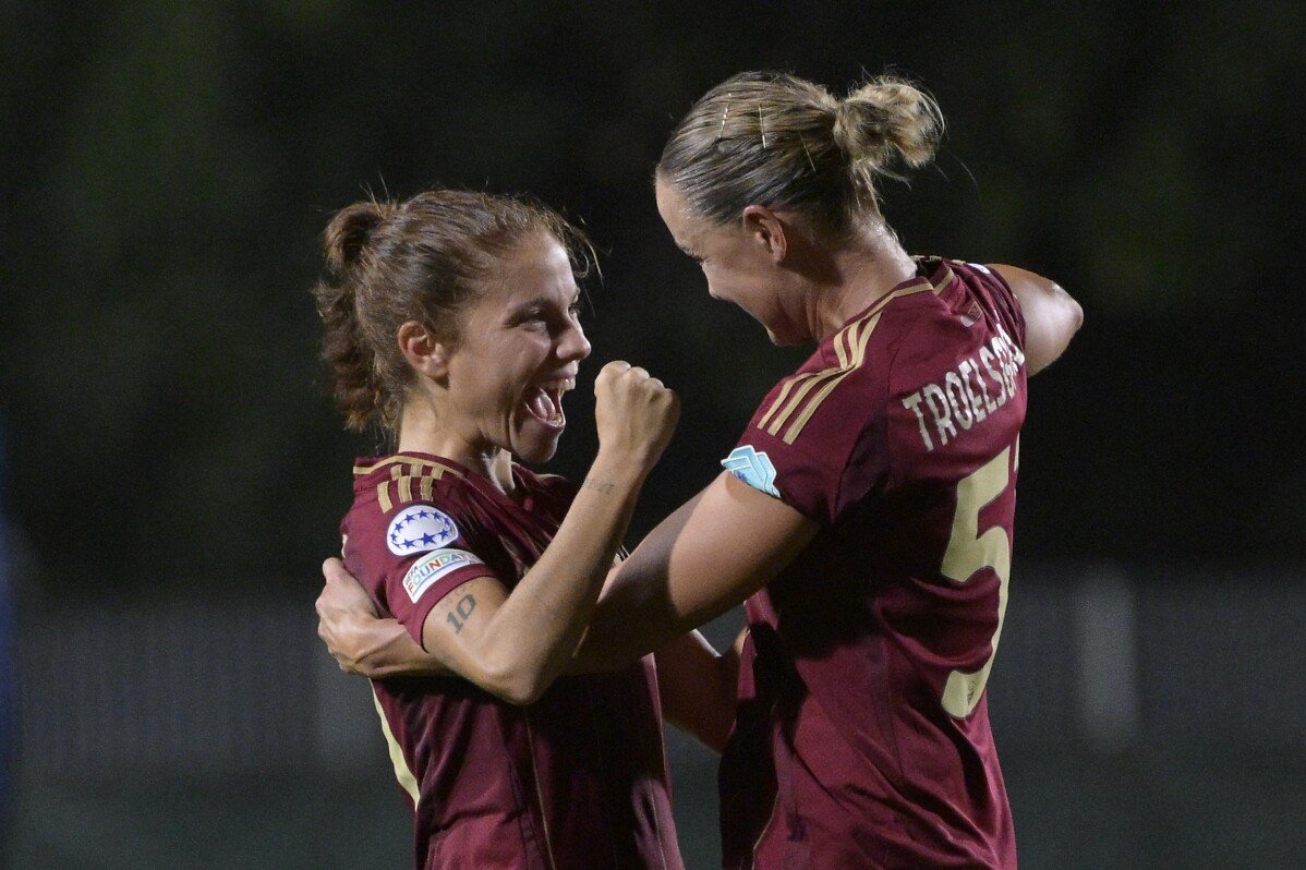 Roma überrascht Wolfsburg, während Lyon und Chelsea als Frauen-Champions-League beginnen